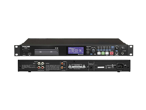 河北达斯冠 SS-R100 Tascam CF SD USB 会议室机架式固态录放机