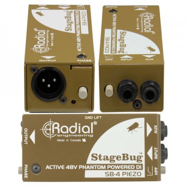 河北Radial,SB-4,立体声有源DI直插盒,有源DI盒,有源音频处理器,多媒体转接盒,主动式DI盒,