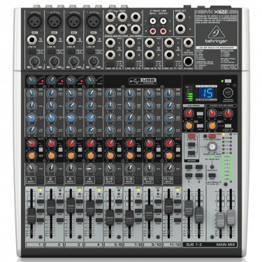 河北百灵达 Behringer X1622USB 模拟调音台 USB声卡调音台 直播K歌调音台