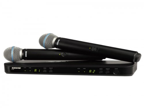 河北Shure麦克风 舒尔麦克风 BLX288/B58 一拖二手持无线麦克风 